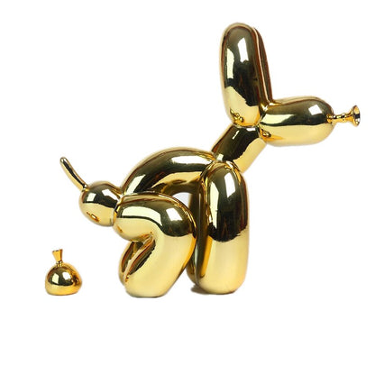 Skorter | Balloon Dog Sculpture, Balloon Art Statue, Mini Collectible Figure, Home Decor, Resin Figure, Desk Accessories, Room Decoration
