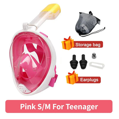 Skorter | Anti-Fog Full Face Underwater Snorkeling Mask Set