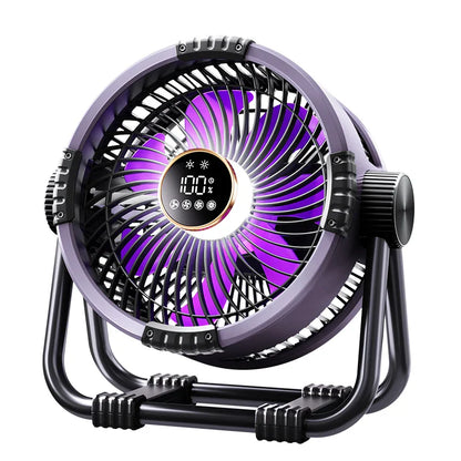 Skorter | Camping Fan with 20000mAh Battery, LED Light & Remote Control – WindMate