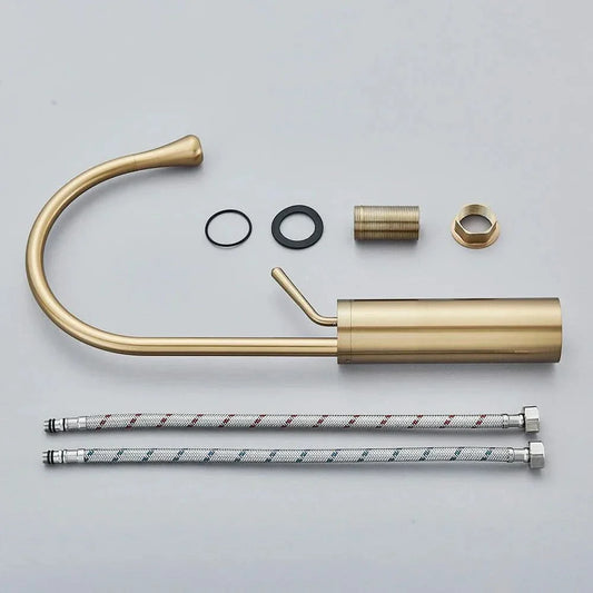 Skorter | Brushed Gold Bathroom Faucet – RegalStream