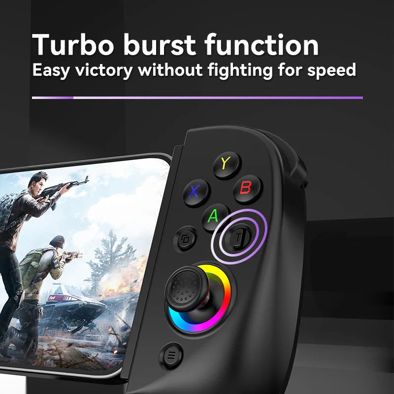 Skorter | BSP D8 RGB Wireless Tablet Controller with Bluetooth Stretching Joystick for Switch Gaming