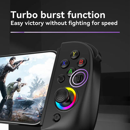 Skorter | BSP D8 RGB Wireless Tablet Controller with Bluetooth Stretching Joystick for Switch Gaming