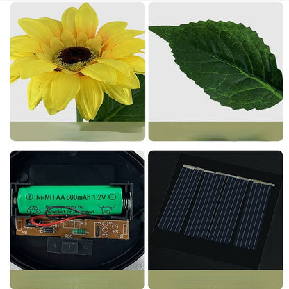 Skorter | Sunflower Waterproof Solar Led Garden Lights