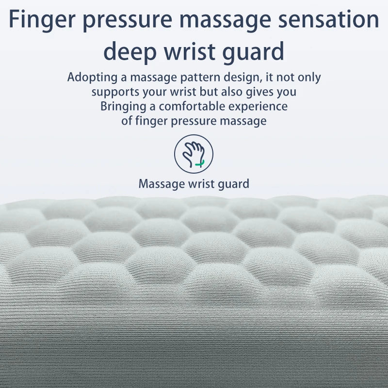 Skorter | Ergonomic Memory Foam Wrist Rest Mouse Pad - Office Typing & Notebook Support