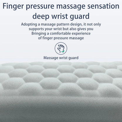 Skorter | Ergonomic Memory Foam Wrist Rest Mouse Pad - Office Typing & Notebook Support