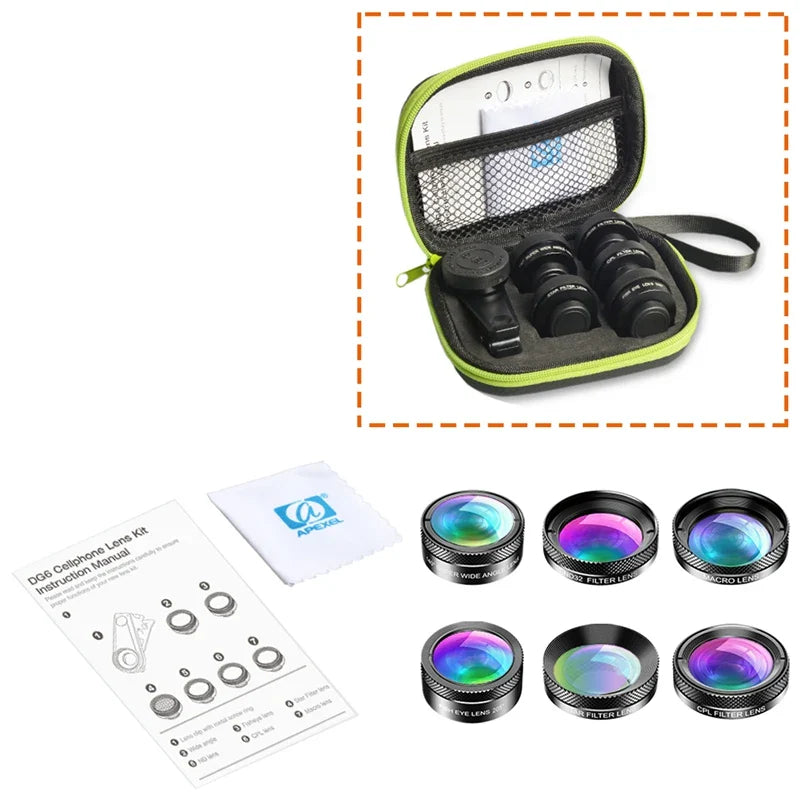 Skorter | 10-in-1 Phone Camera Lens Kit - Flow Lens for Smartphones
