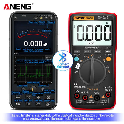 Skorter | Bluetooth Digital Multimeter with True RMS - AN9002