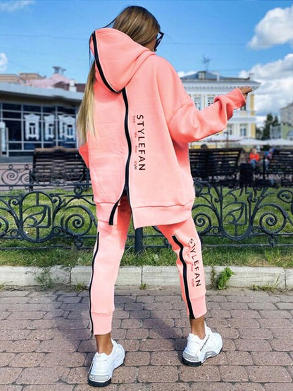 Skorter | Women's Sweatshirts 2-piece Sets Tracksuit Plus Sizes Autumn Ladies Korea Pants Sweater Jumpsuits Ladies