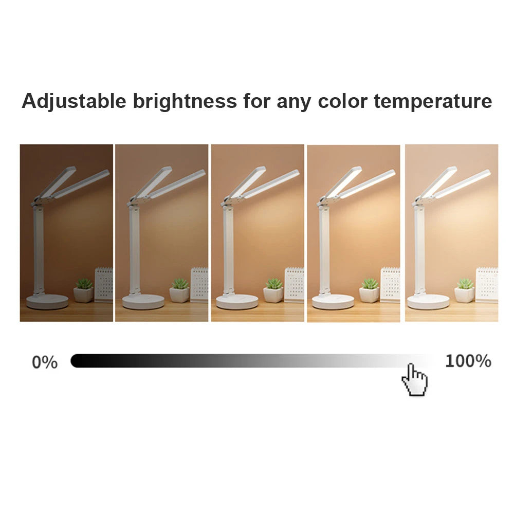 Skorter | Adjustable Reading Lamp - Rechargeable Dimmable with Phone Table
