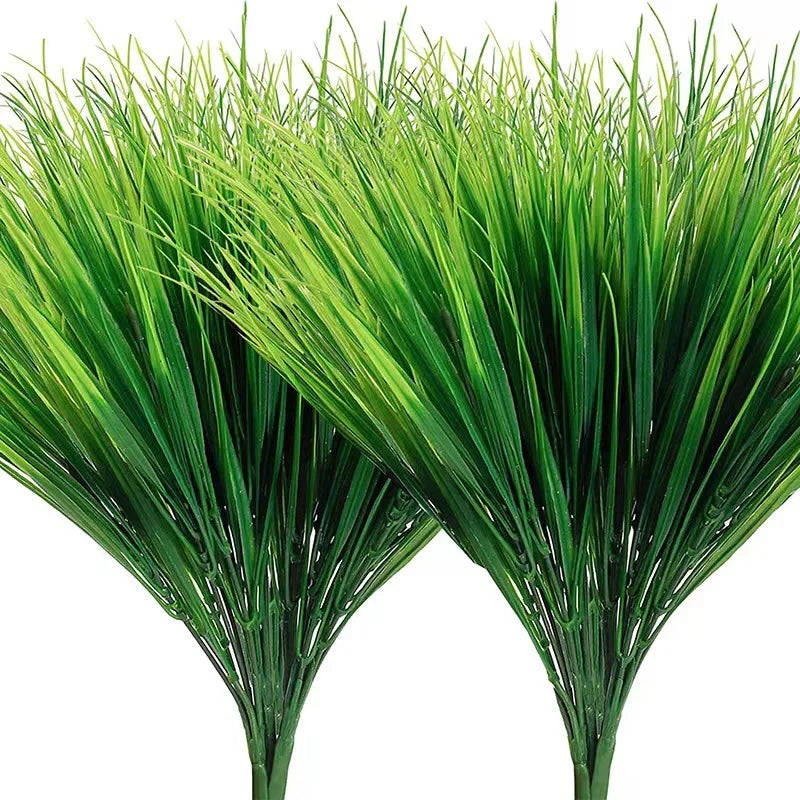 Skorter | Artificial Wheat Grass Plant Made of Plastic – Decorative Grass for Garden, Home and Outdoor Area
