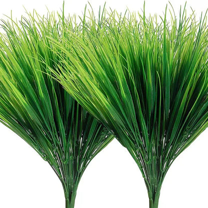 Skorter | Artificial Wheat Grass Plant Made of Plastic – Decorative Grass for Garden, Home and Outdoor Area