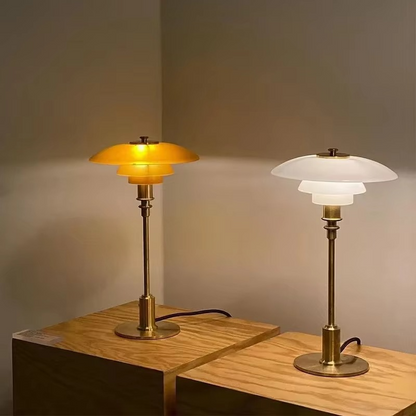 Skorter | Scandinavian Dimmable Table Lamp – Modern Danish Designer Iron & Glass Lamp
