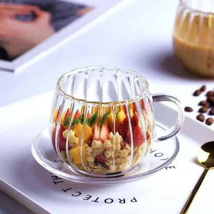 Skorter | Handcrafted Glass Ruffle Mugs