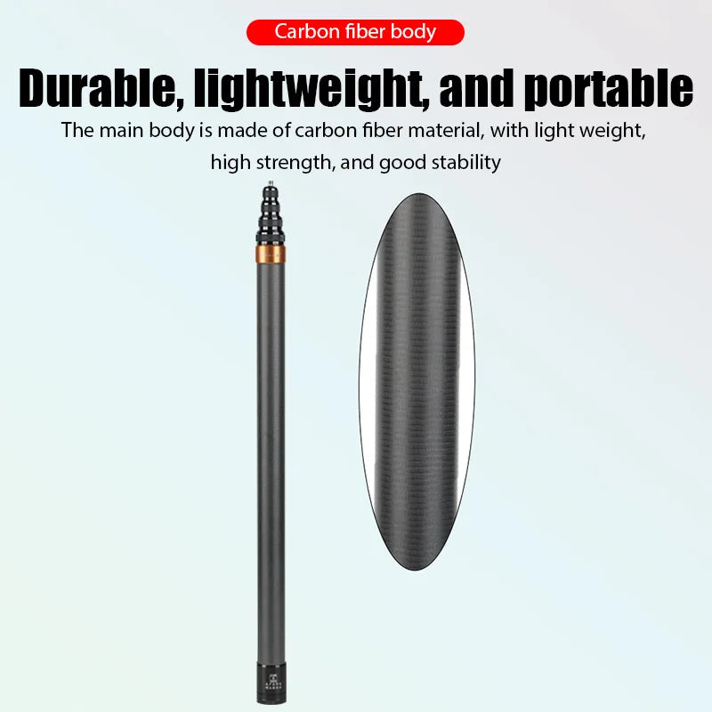 Skorter | 290CM Carbon Fiber Invisible Extended Selfie Stick