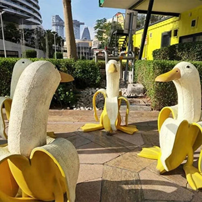 Skorter | Banana Duck Sculpture | Playful Garden Decoration!