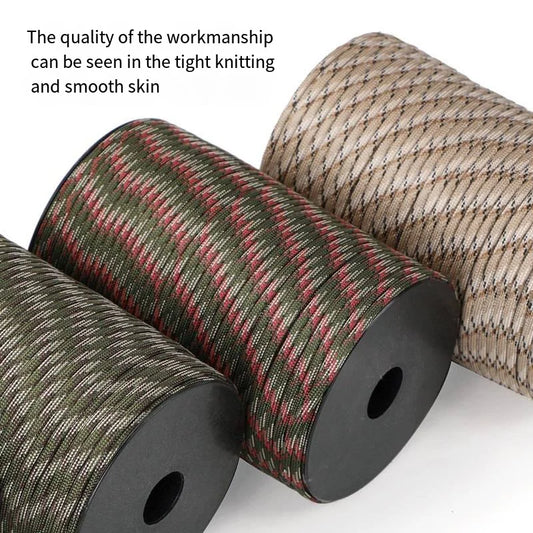 Skorter | 100m Survival Paracord – 9-Core Military 550 Paracord Rope for Outdoor & Crafting