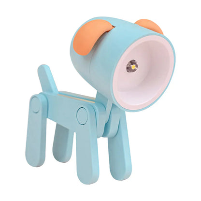 Skorter | Cute LED Night Light - Mini Dog, Deer, Dinosaur Folding Table Lamp for the Children's Room