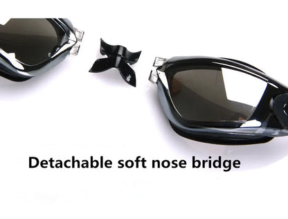 Skorter | Electroplated Waterproof Silicone Swimming Glasses for Adults