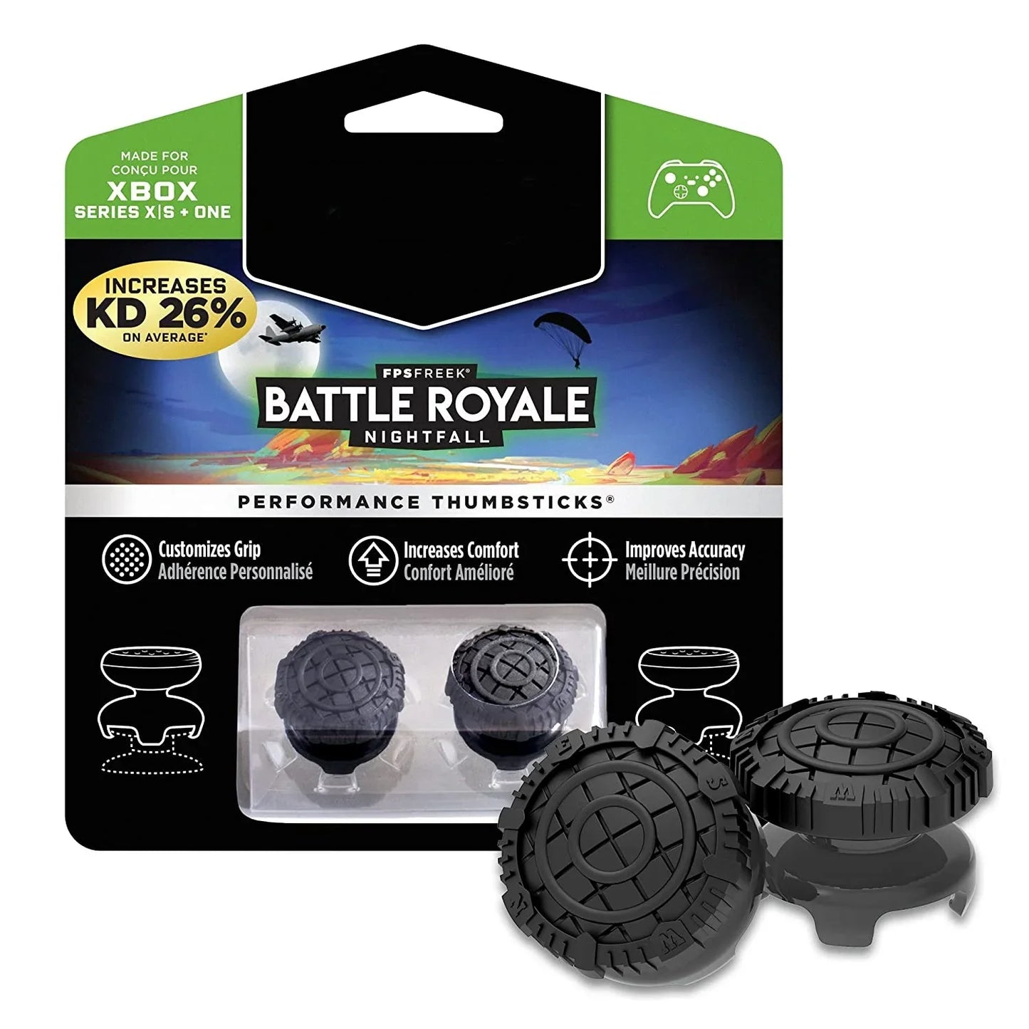 Skorter | 2PCS Thumb Grip Caps Silicone Analog Stick Covers for Xbox Series X/S Controller