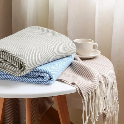 Skorter | Nordic Stripe Throw Sofa Blanket