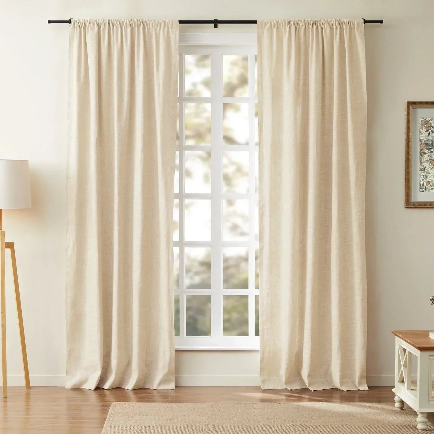 Skorter | Aira - Linen-Cotton Curtain with Soft Fabric