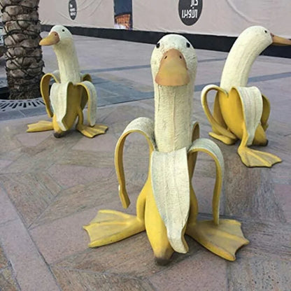 Skorter | Banana Duck Sculpture | Playful Garden Decoration!