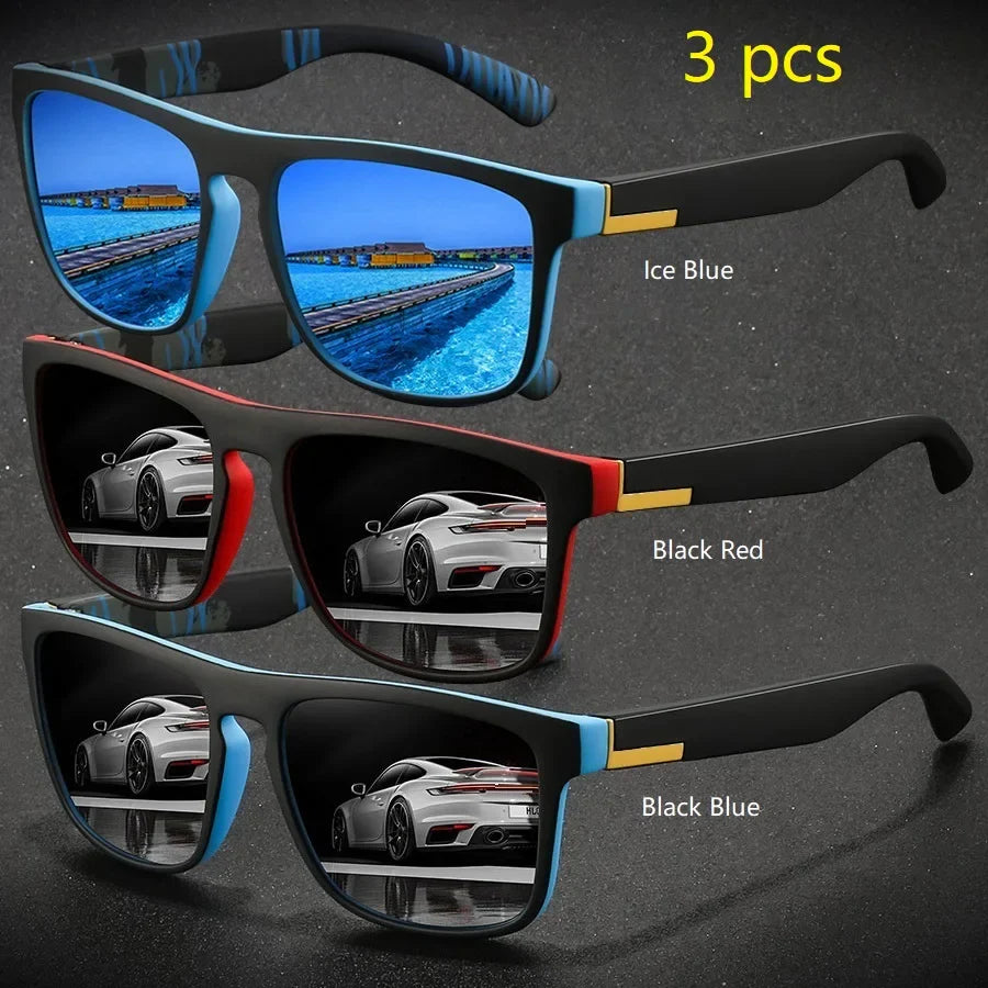 Skorter | Square Sports Sunglasses UV400 Unisex Fishing & Driving Eyewear