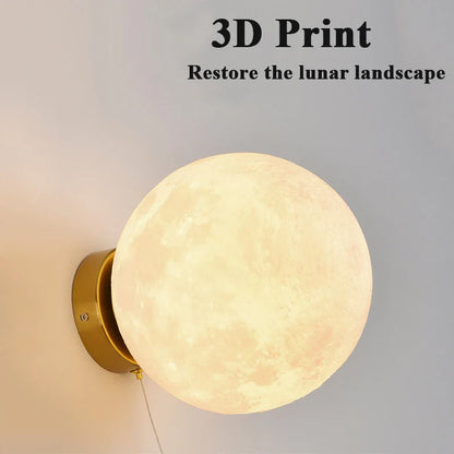 Skorter | LunarGlow - Astronaut Wall Lamp with Moon-Shaped Light