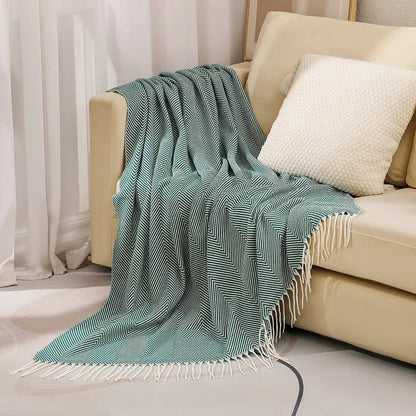 Skorter | Nordic Stripe Throw Sofa Blanket
