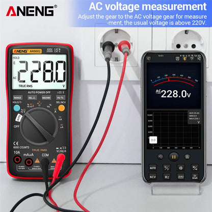 Skorter | Bluetooth Digital Multimeter with True RMS - AN9002