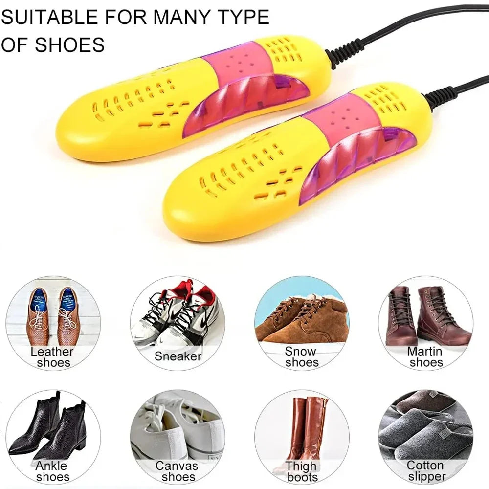 Skorter | Electric Shoe Dryer and Deodorizer with Heat, UV Odor Eliminator, Dehumidifier, Foot Warmer Household Device