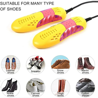 Skorter | Electric Shoe Dryer and Deodorizer with Heat, UV Odor Eliminator, Dehumidifier, Foot Warmer Household Device