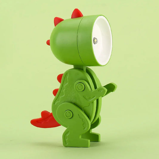 Skorter | Cute LED Night Light - Mini Dog, Deer, Dinosaur Folding Table Lamp for the Children's Room