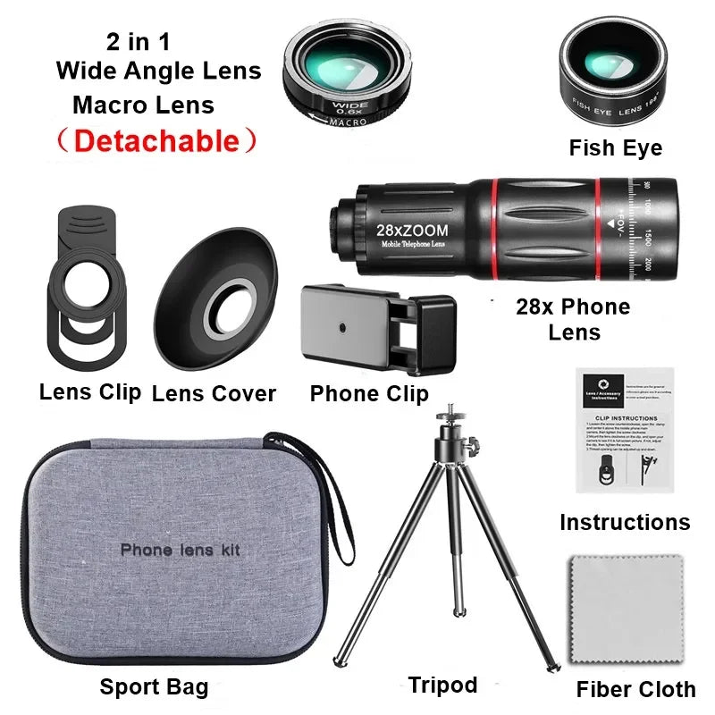 Skorter | 28X HD Telephoto Lens