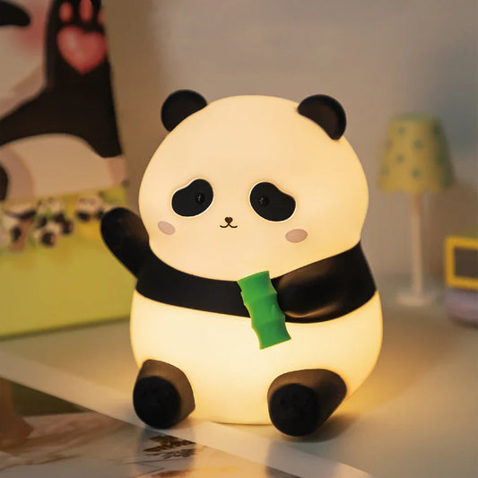 Skorter | Panda Children's Room Night Light - Dimmable Touch Lamp with Timer