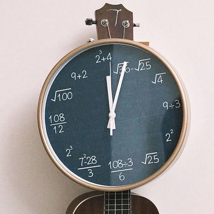 Skorter | ChalkBoard - Mathematical Formulas Wall Clock for Stylish Decoration