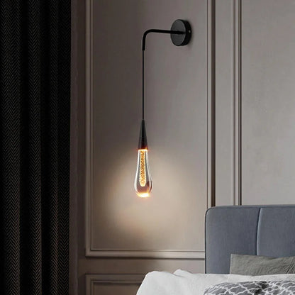 Skorter | Elegant Wall Lamp with Sparkling Crystal Drops
