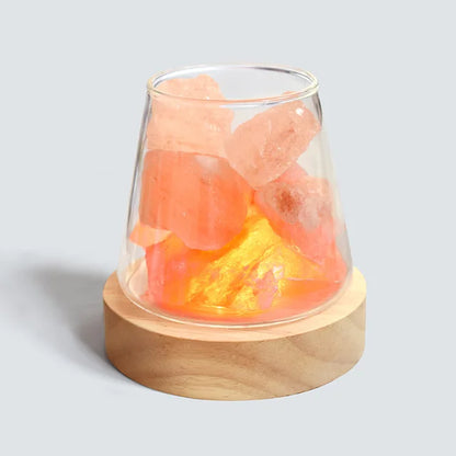 Skorter | Himalaya Salt Lamp - Crystal Night Light & Essential Oil Diffuser