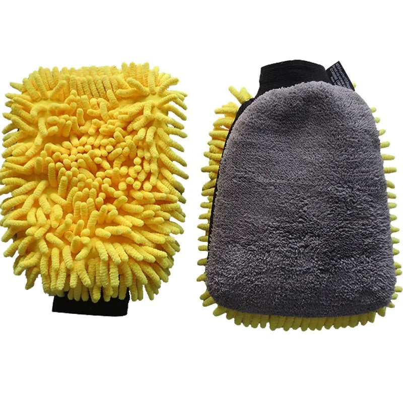 Skorter | Anti-Scratch Soft Coral Car Wash Glove