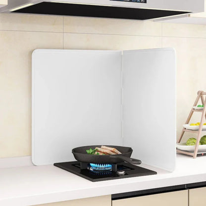 Skorter | Foldable Stainless Steel Grease Splash Guard 2-Sided Oil Protector – CookShield