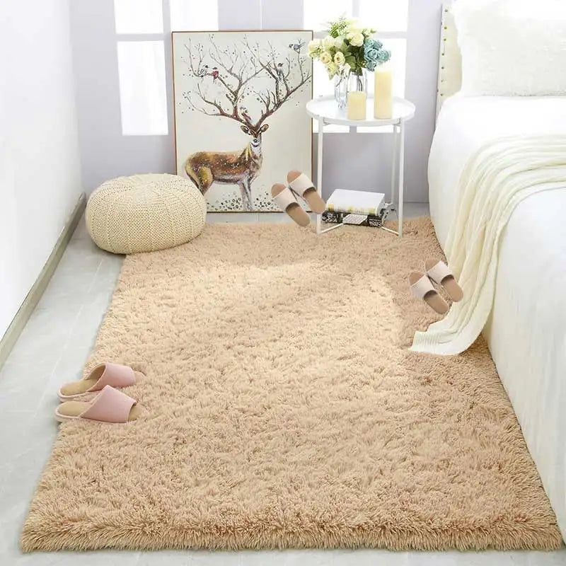 Skorter | Fluffy Ultra Soft Non-Slip Rug with Memory Foam Cushion