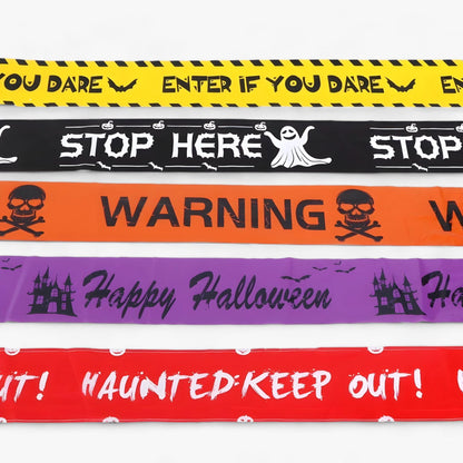 Skorter | Bandeau Warning Skull Halloween - Spooky Party Decoration
