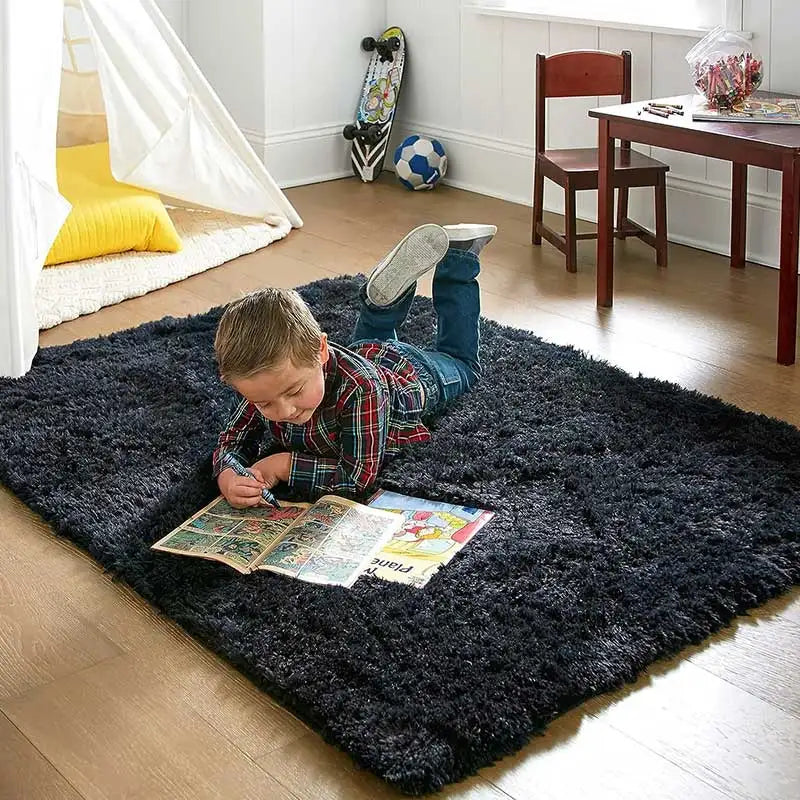 Skorter | Fluffy Ultra Soft Non-Slip Rug with Memory Foam Cushion