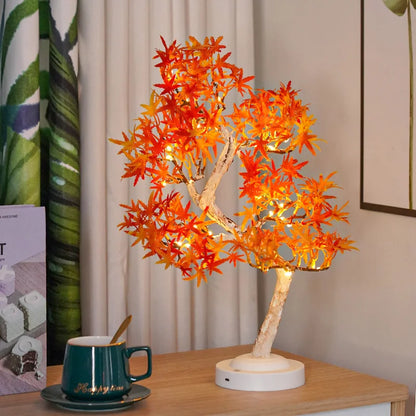 Skorter | LumiLeaf - LED Maple Bonsai Table Lamp – Atmospheric Table Lamp for Living Room and Bedroom