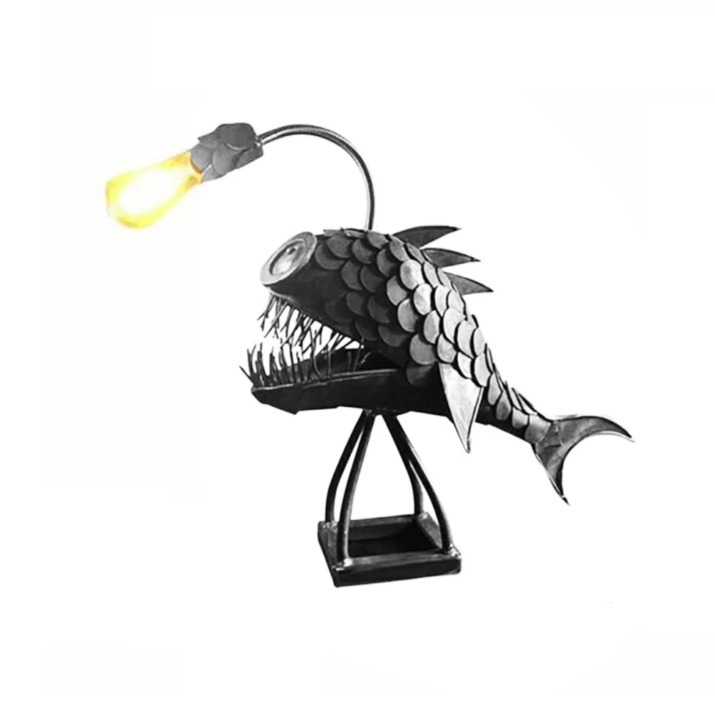 Skorter | Table lamp - RusticFish - Adjustable lighting - Handmade artistic charm