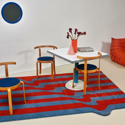 Skorter | Checkerboard Plush Bedroom Carpet