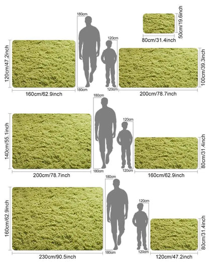 Skorter | Fluffy Ultra Soft Non-Slip Rug with Memory Foam Cushion