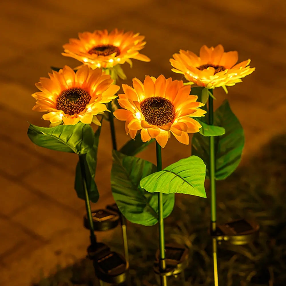 Skorter | SolarBloom Waterproof Solar-Powered Sunflower Lamp