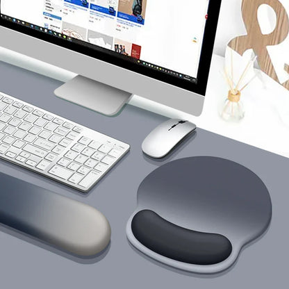 Skorter | Ergonomic Mouse Pad with Wrist Support & Anti-Slip Silicone Base
