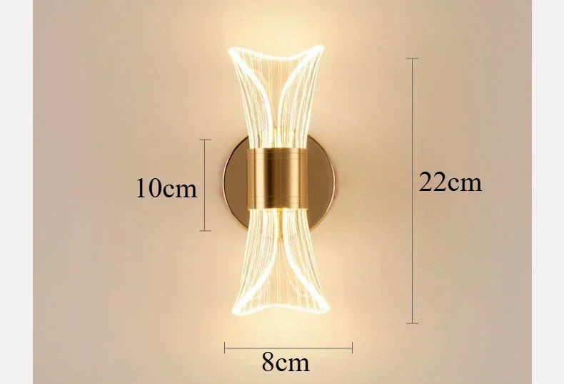 Skorter | GlowCurve - Modern LED Wall Lamp For Bedroom and Living Room